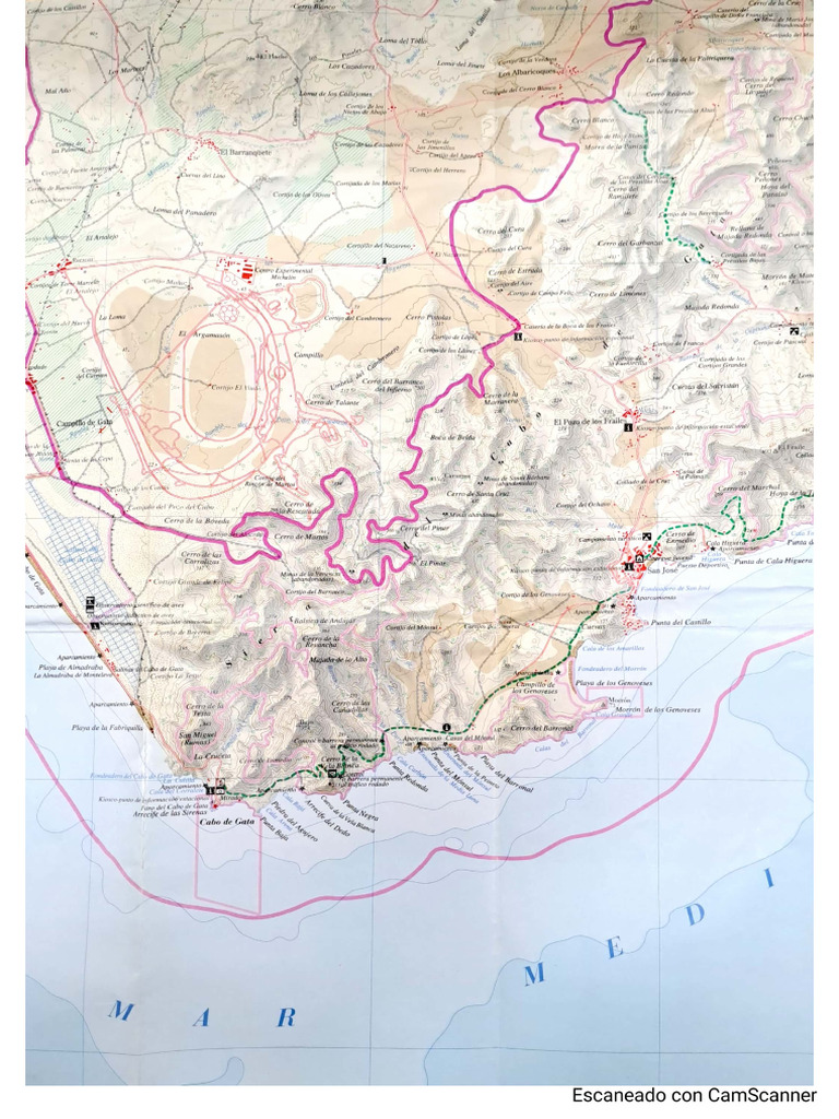 Cabo de Gata Mapa | PDF