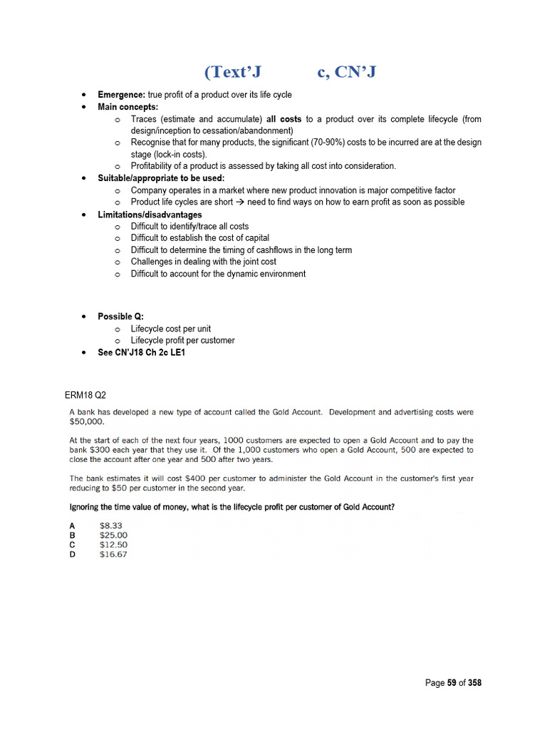 2c-QSU Life Cycle Costing | PDF | Cost Of Goods Sold | Compact Disc