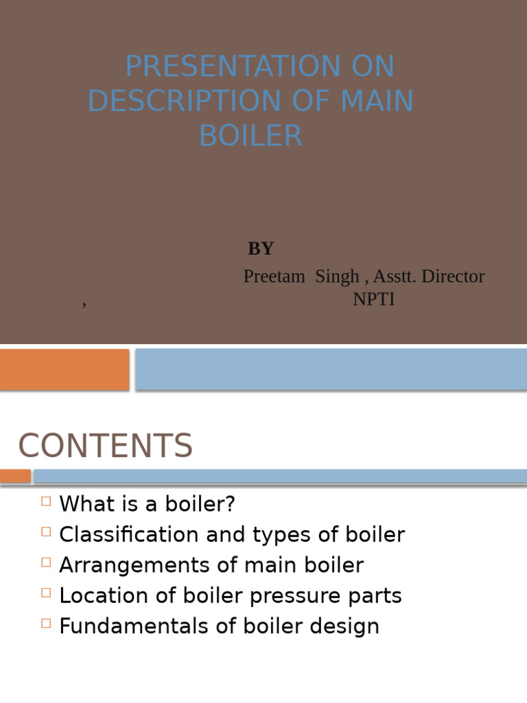 Overview of Boiler Types and Design | PDF | Boiler | Chimney
