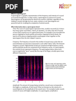 Raven Pro: Spectrograms Overview | PDF | Hertz | Sound
