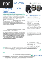 NEMA 23 Stepper Motor Specifications | PDF | Electric Motor ...