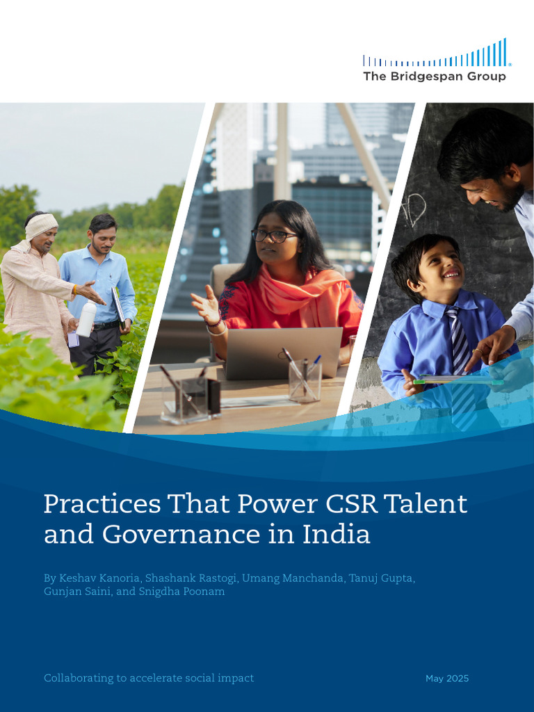 Practices That Power CSR Talent and Governance in India | PDF ...