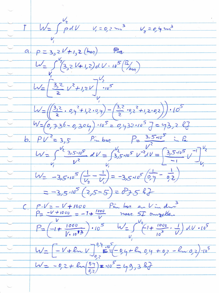 Extra Exercises On Volume Work by Intagration - Elaborations | PDF