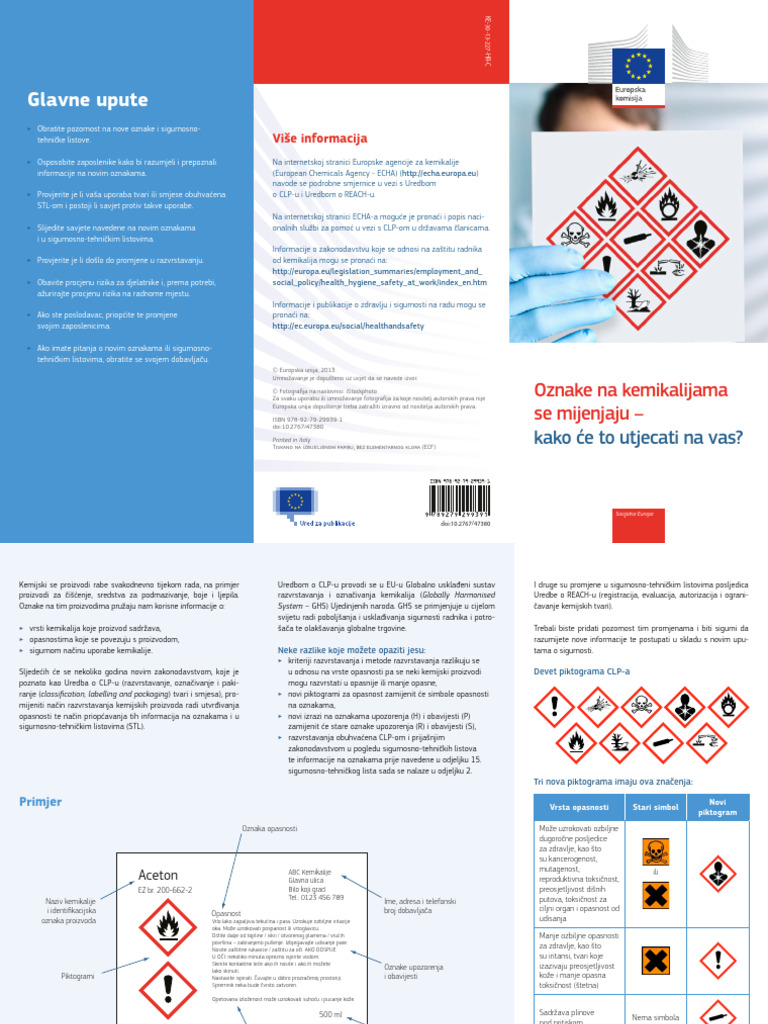 DGEMPL Chemical Labels Leaflet HR v3.0 | PDF