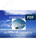 Seminar On Voip: Presented by