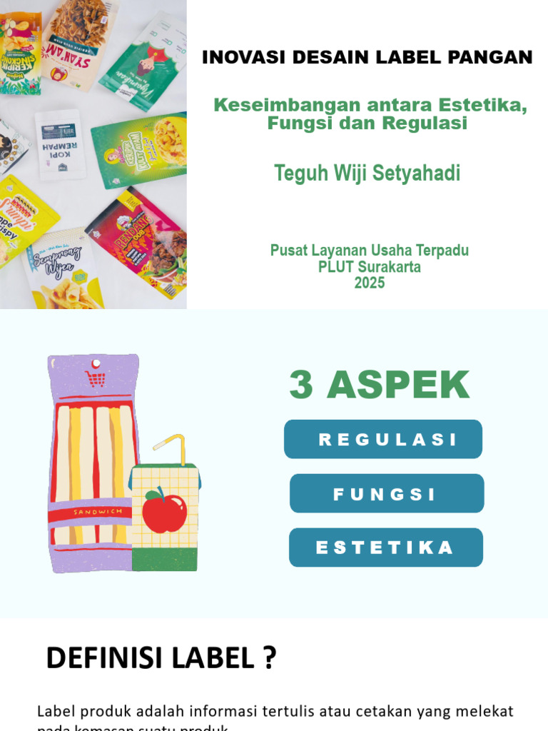 Inovasi Desain Label Pangan 2025 | PDF