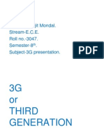 Name-Suvajit Mondal. Stream-E.C.E. Roll No.-3047. Semester-8 - Subject-3G Presentation