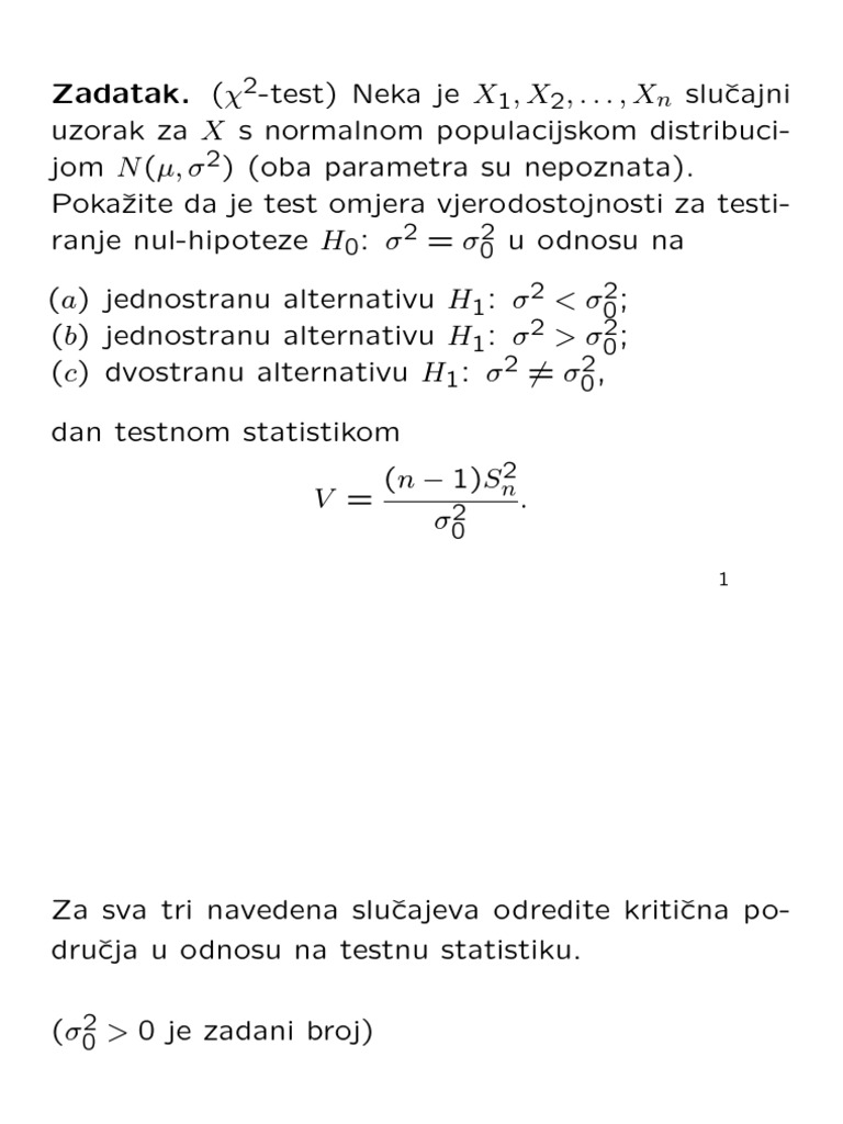 Stat Testovi 2 | PDF