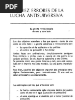 Felix de Guinea - Diez Errores de La Lucha Antisubversiva