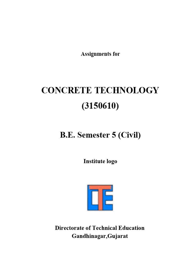CT Assignments NKA 09 07 2025 | PDF | Concrete | Cement