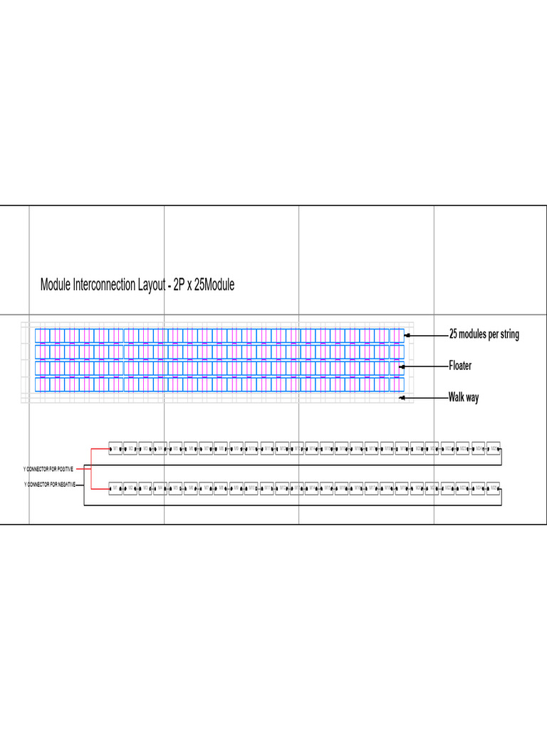 Layout de Interconexão de Módulos 2P x 25 | PDF