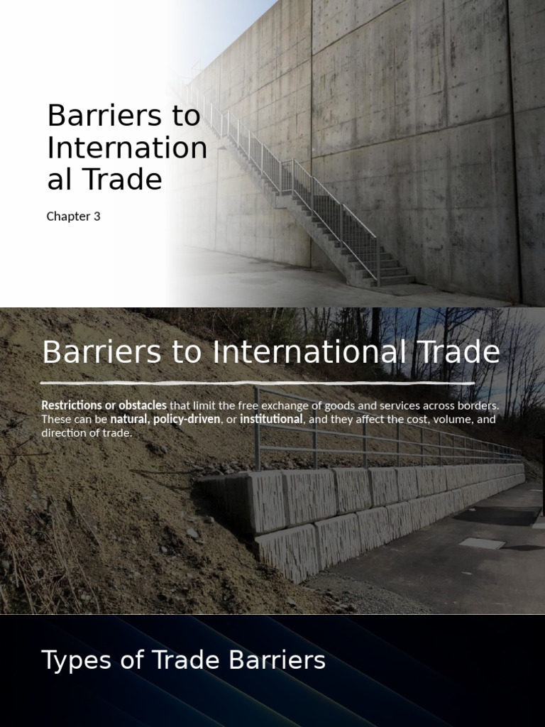 Understanding Trade Barriers and Policies | PDF | Non Tariff Barriers ...