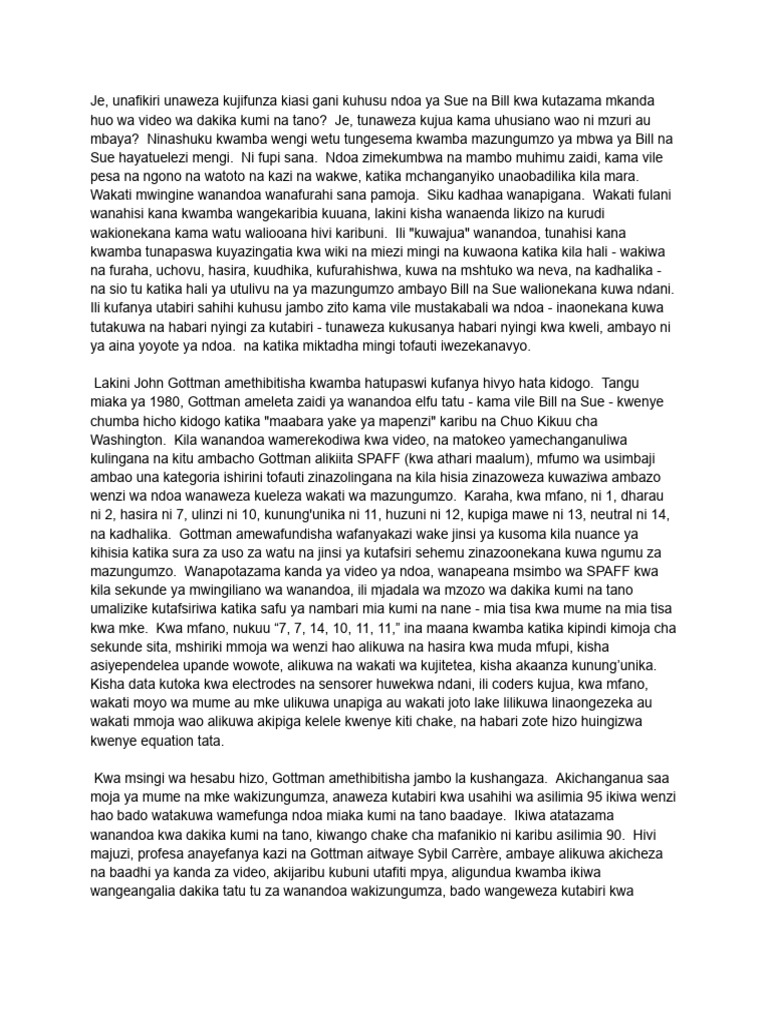 Maisha Na Raha | PDF