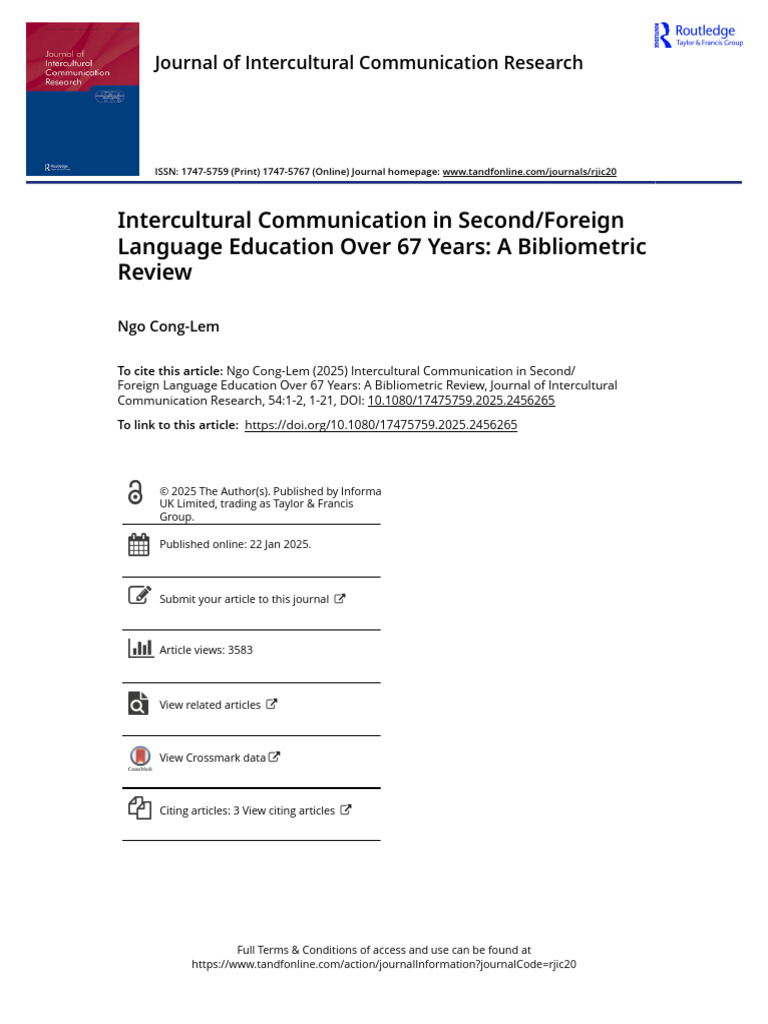 Intercultural Communication in Language Education | PDF | Cross ...