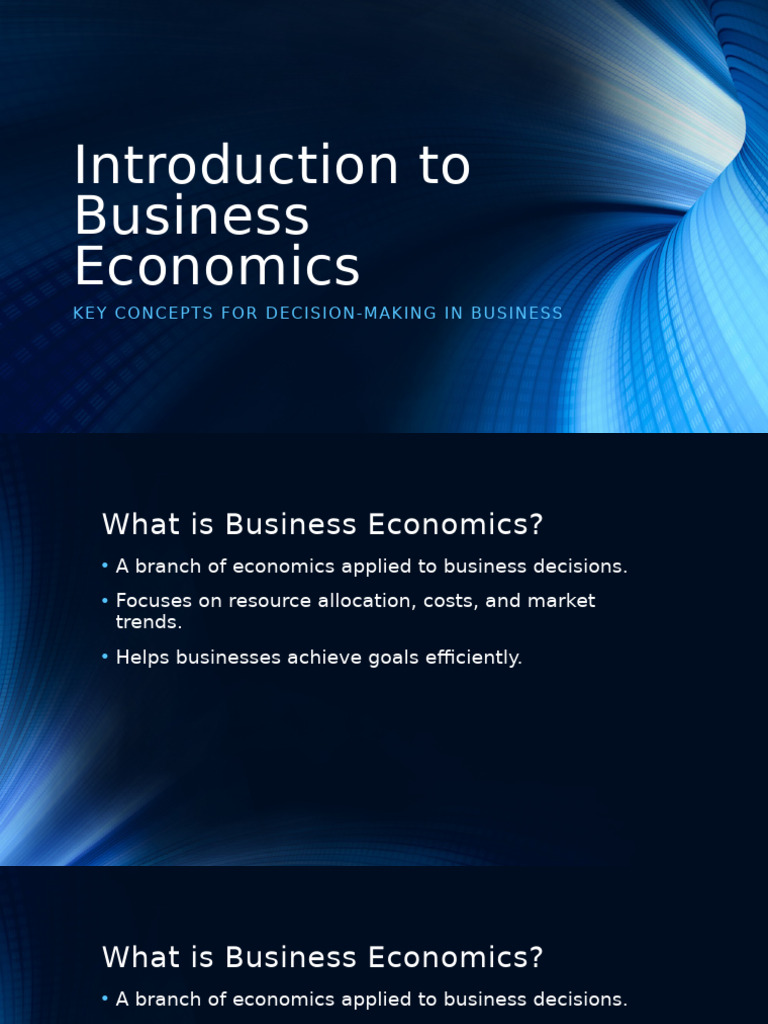 Introduction To Business Economics | PDF | Economics | Microeconomics