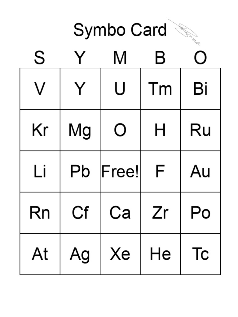 Symbo Card Game Call List | PDF