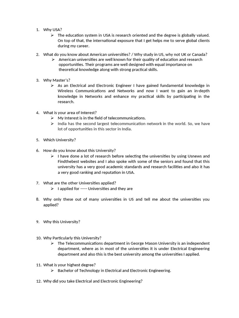 Why Study Telecommunications in the USA? | PDF | Telecommunications ...