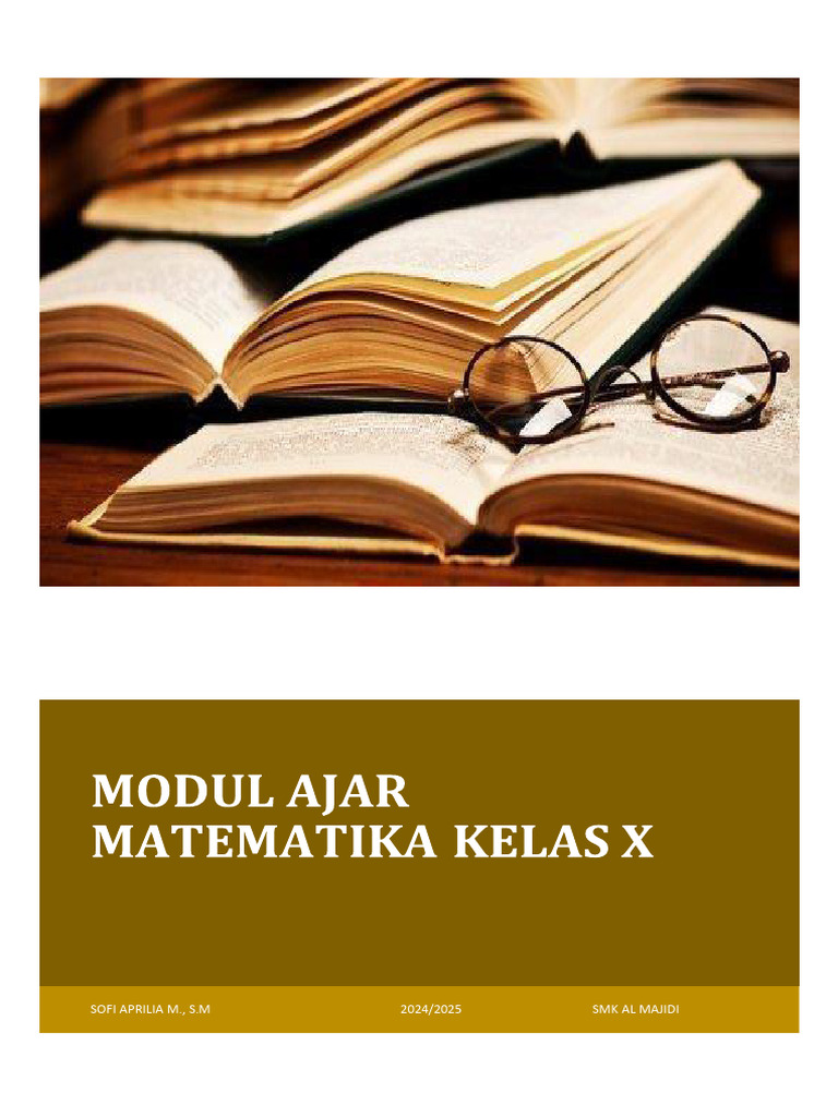 Modul Ajar Matematika Kelas X: Barisan Aritmatika | PDF