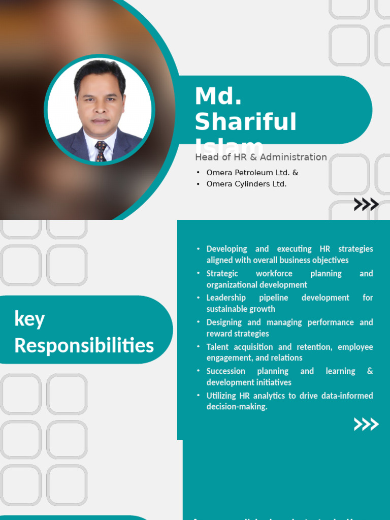 HR Leadership Profile of Shariful Islam | PDF | Human Resource ...