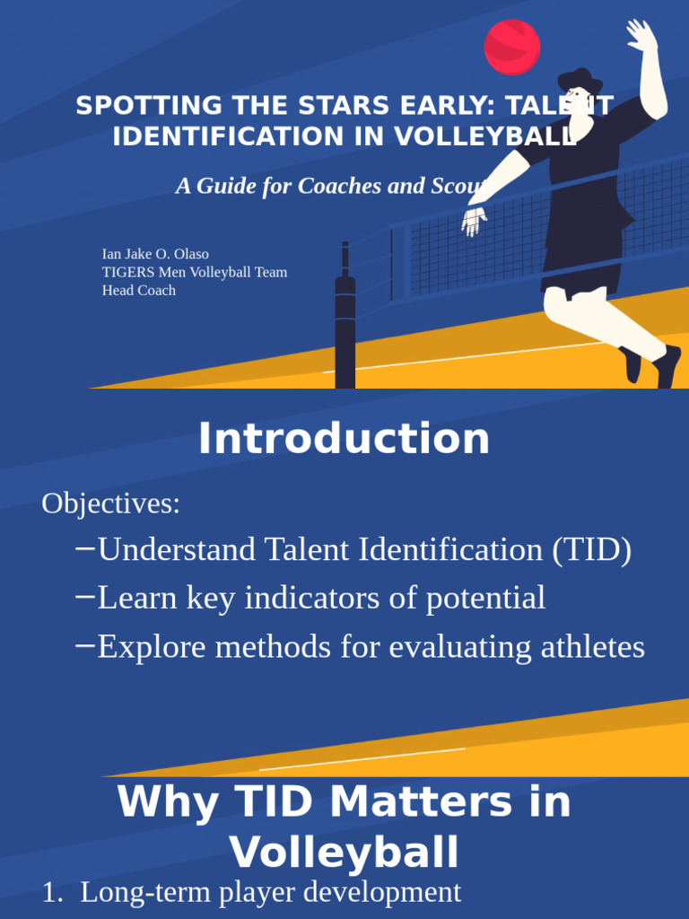 Talent Identification in Volleyball Coaching | PDF