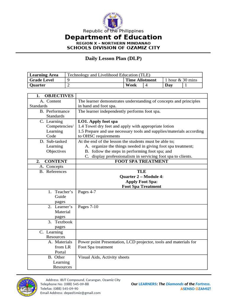 September 16 Tle 9 (Dlp) | PDF