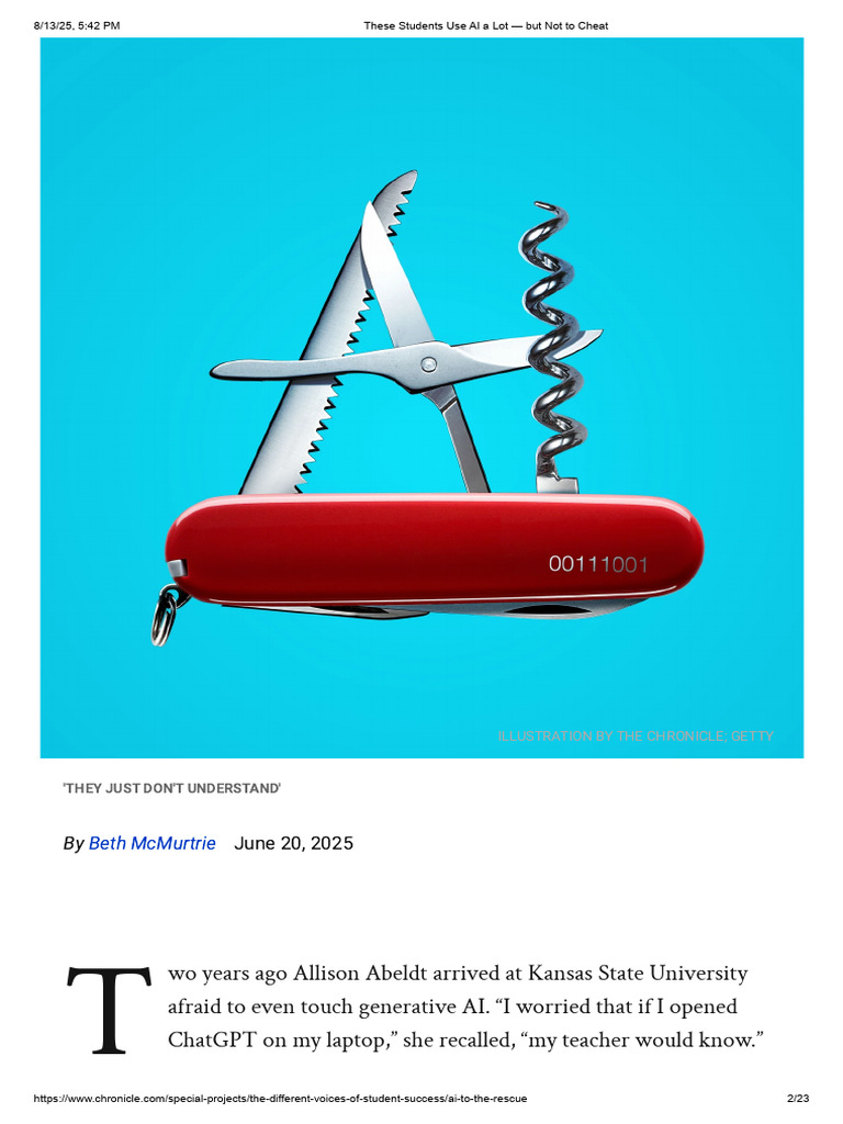 Students Embrace AI for Learning Success | PDF | Artificial ...