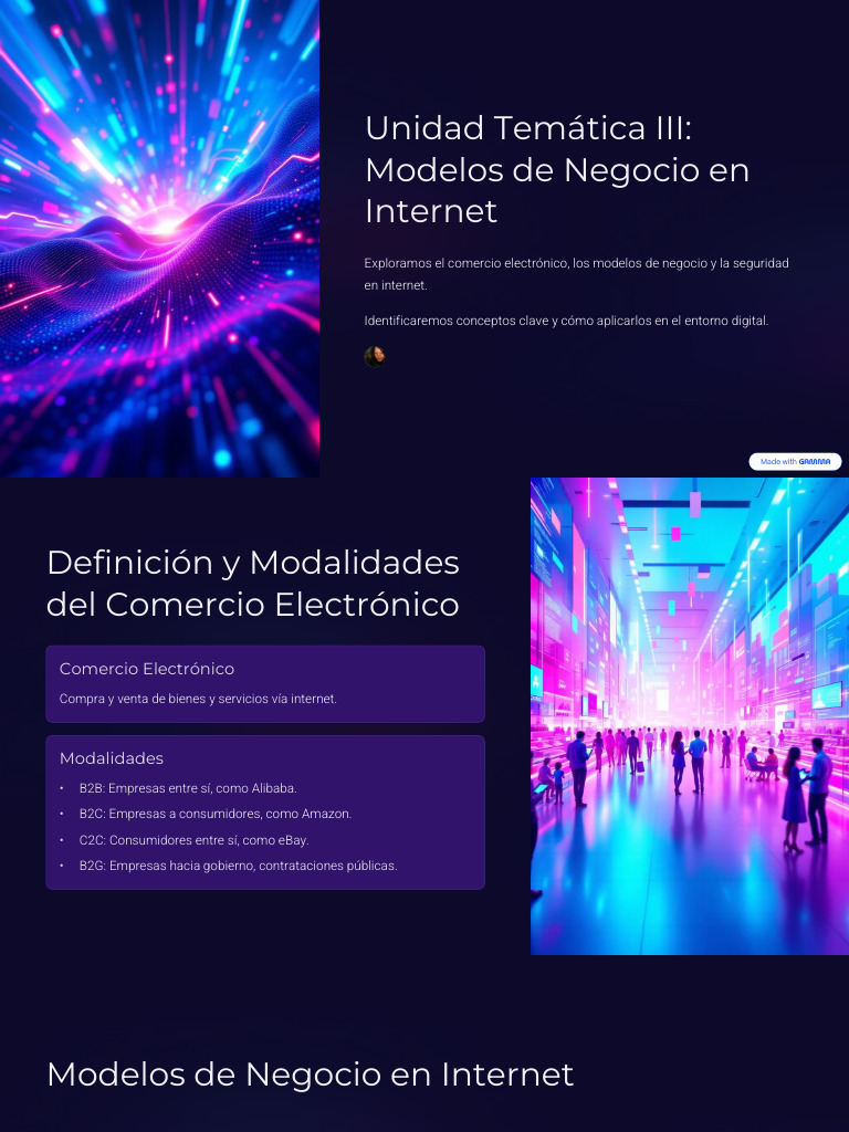 Unidad Tematica III Modelos de Negocio en Internet | PDF | Malware ...