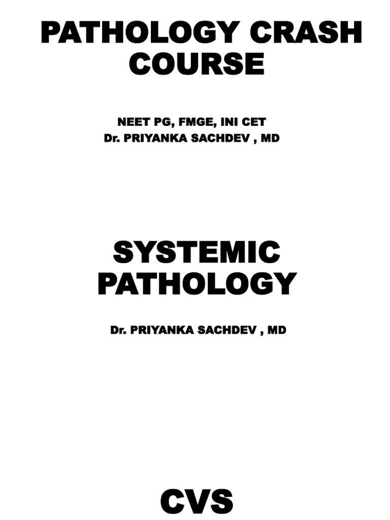 Pathology Crash Course for Medical Exams | PDF | Coronary Circulation ...