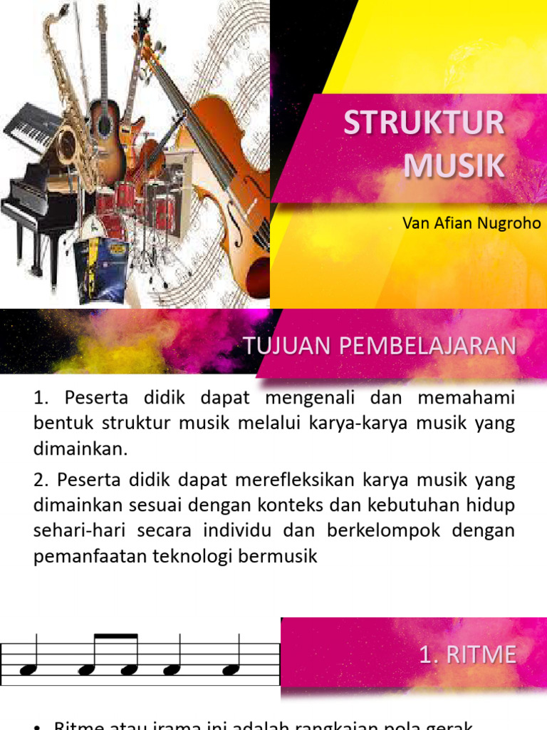 Struktur Musik dan Unsur-unsurnya | PDF