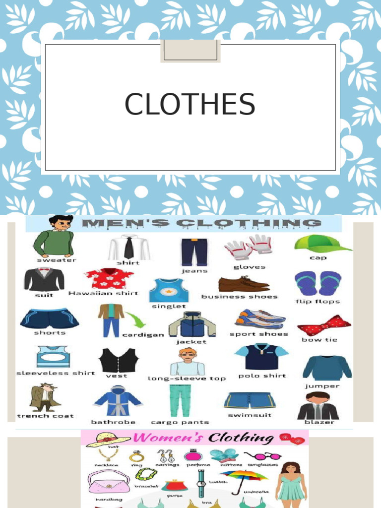 Clothes | PDF