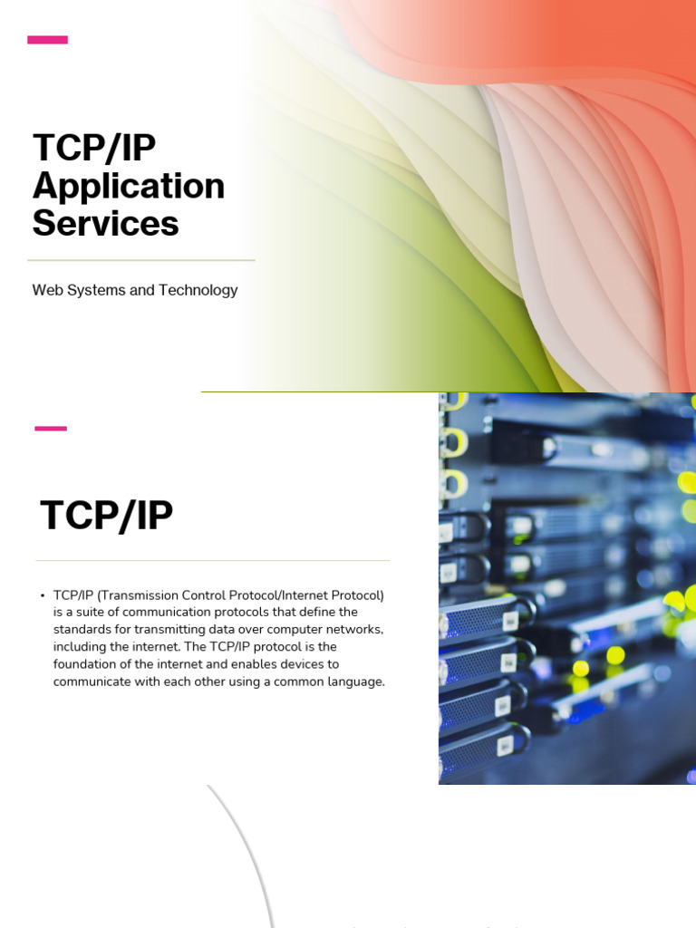 Understanding TCP/IP Application Services | PDF | File Transfer ...