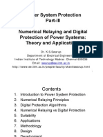 Power System Protection Part-III Numerical Relaying and Digital Protection of Power Systems: Theory and Applications