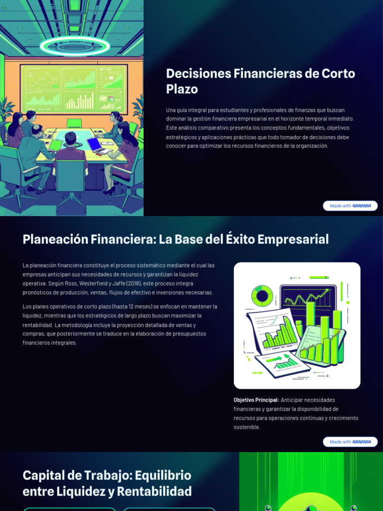 Decisiones Financieras de Corto Plazo Ss | PDF | Capital de trabajo ...