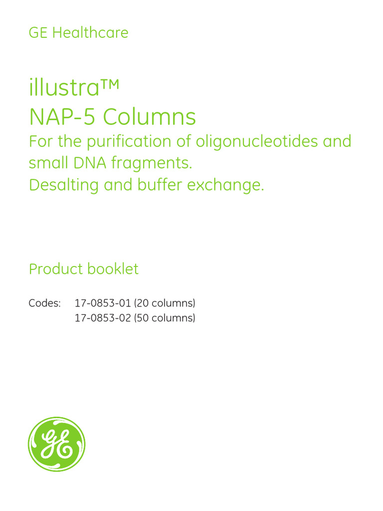 NAP-5 Column Protocol Overview | PDF | Biology | Life Sciences