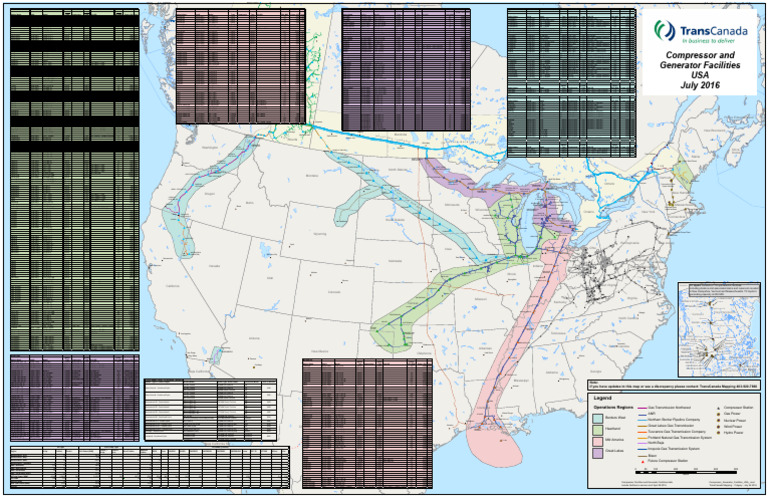 MAP TCPL Compressor Generator Facilities US | PDF | Rotating Machines ...
