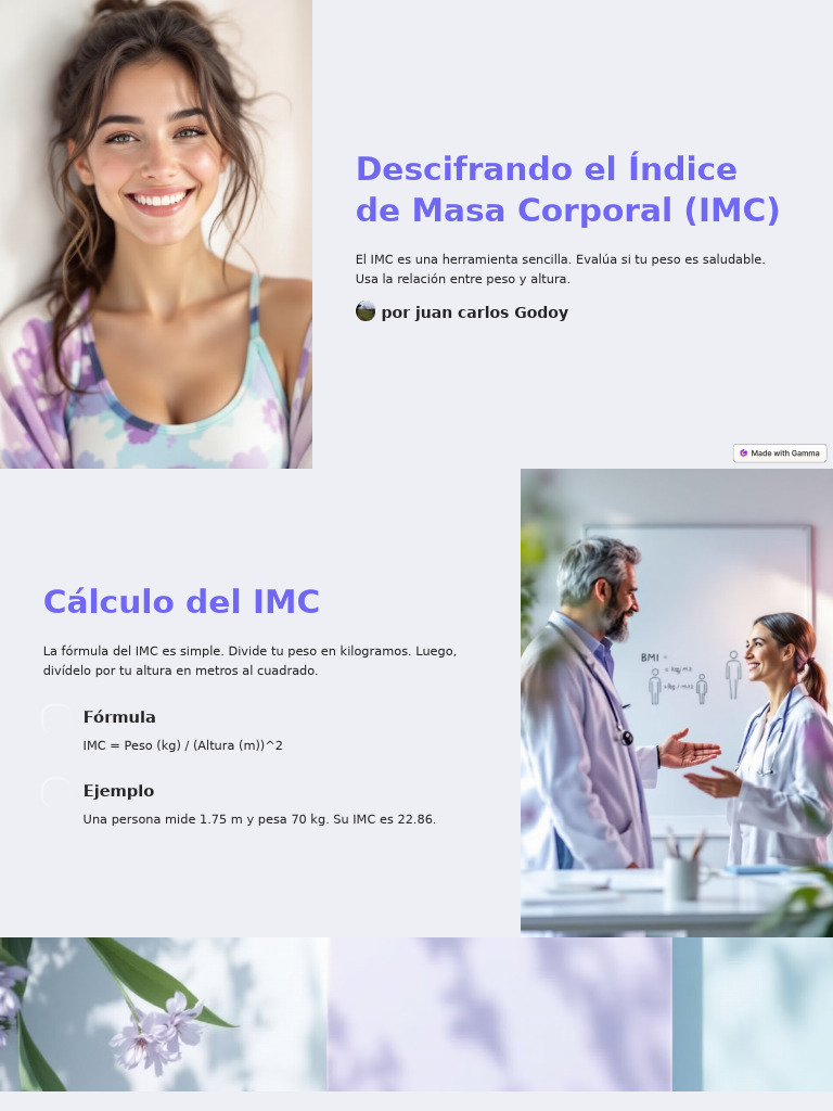 Descifrando El Indice de Masa Corporal IMC | PDF | Índice de masa ...