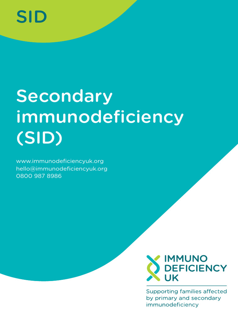 Understanding Secondary Immunodeficiency | PDF | Immunodeficiency ...