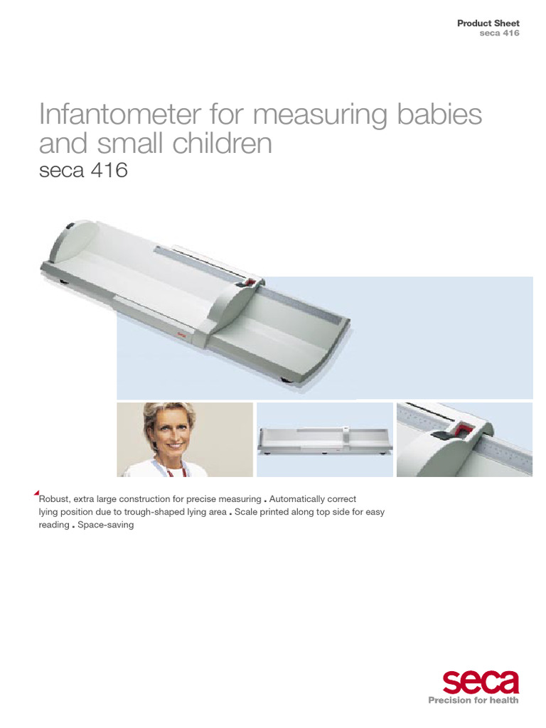seca 416 Infantometer for Precise Measurements | PDF