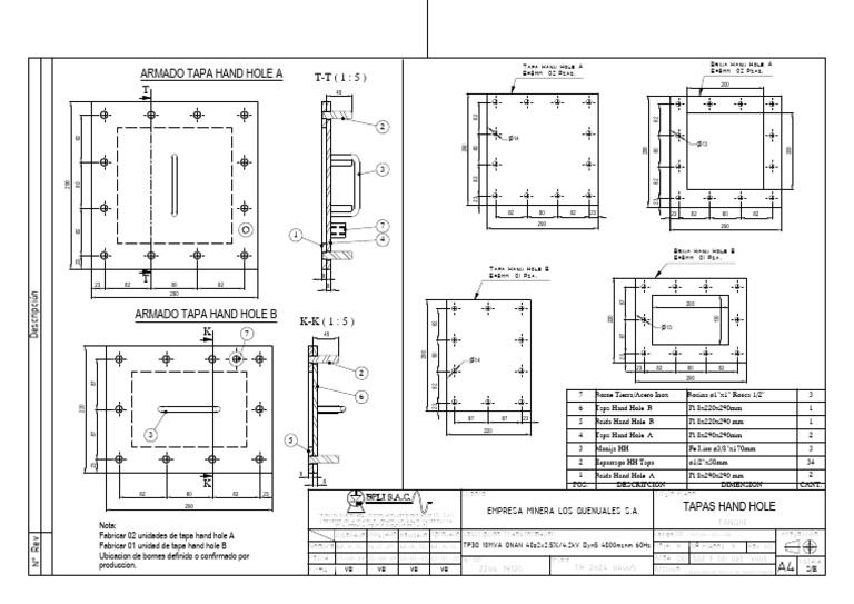 19126-DD-08 Hand Hole - Rev0-02-01-25 | PDF