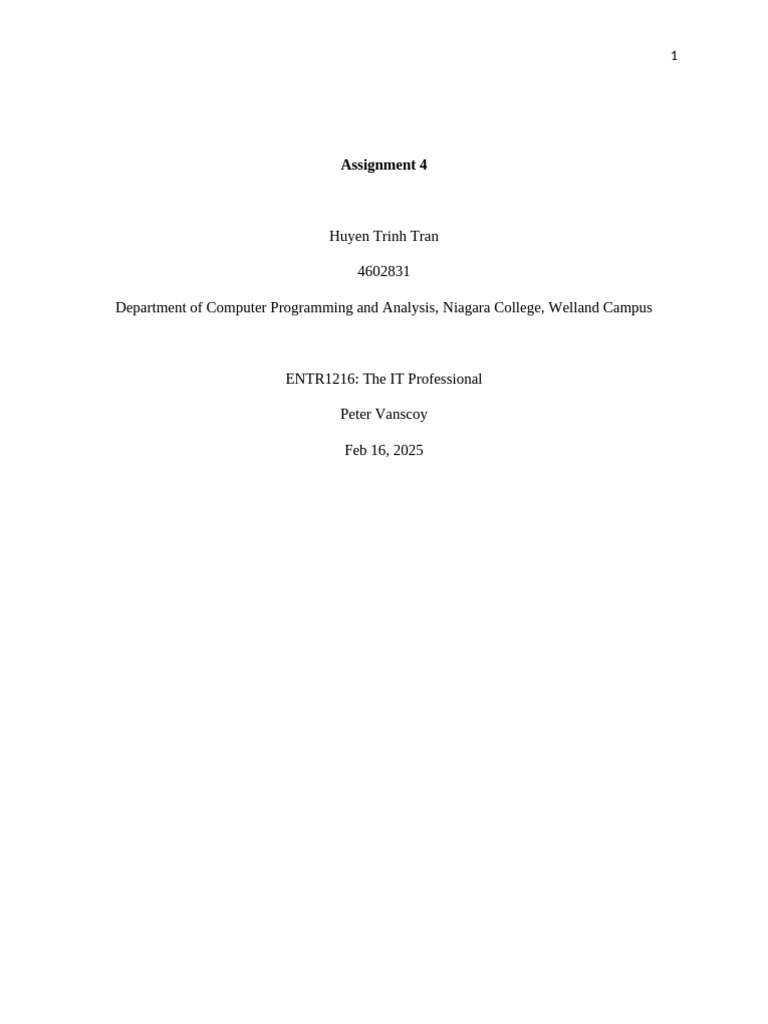 Assignment 4 | PDF