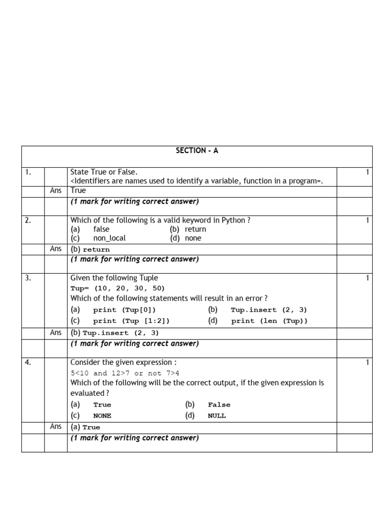 Computer Science Exam Questions 2023-2024 | PDF | Comma Separated ...