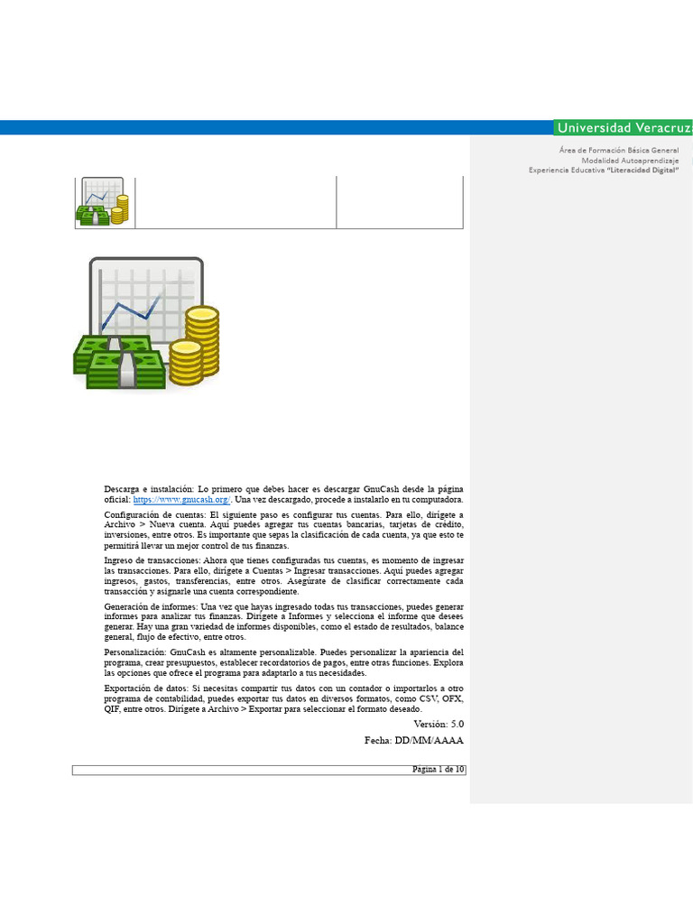 Guía de Usuario para GnuCash | PDF | Contabilidad | Informática