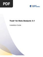 Toad For Data Analysts 3.1: Installation Guide