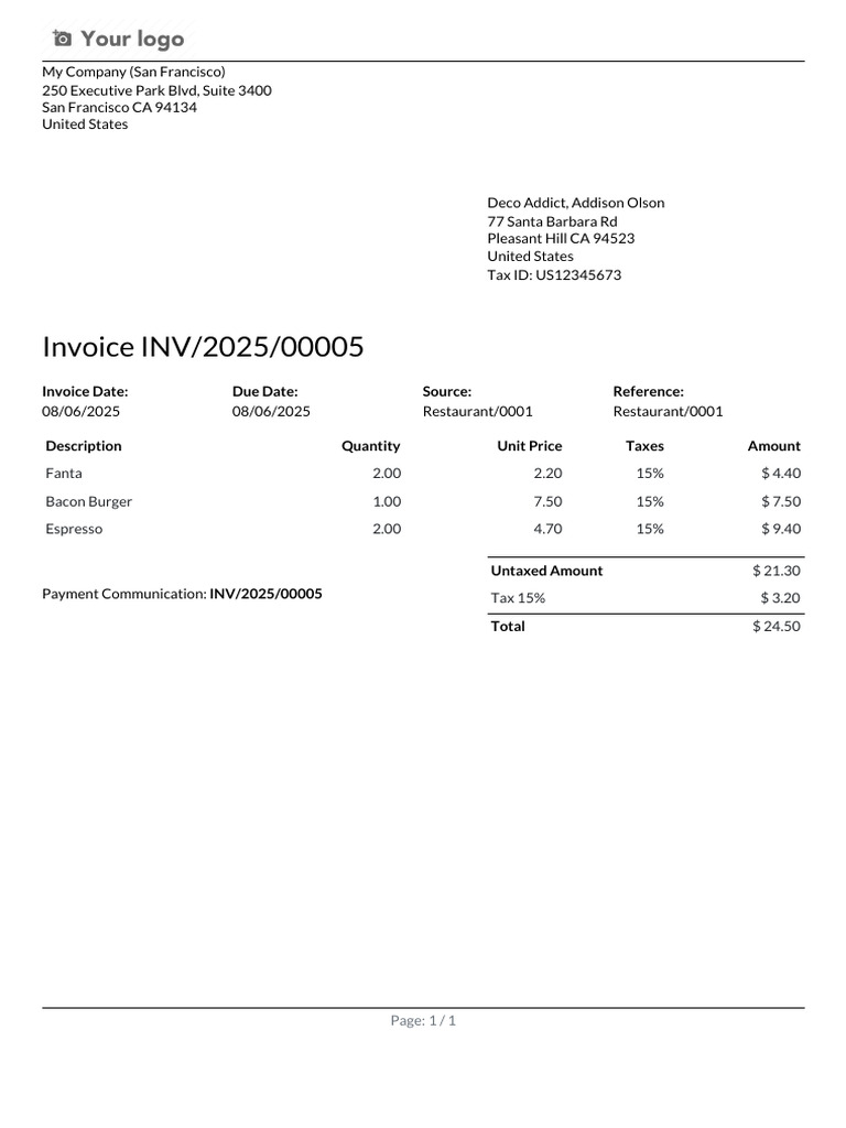 Inv 2025 00005 | PDF