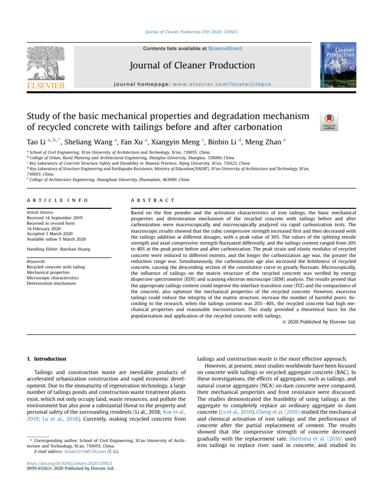 2020-Study of The Basic Mechanical Properties and Degradation Mechanism ...