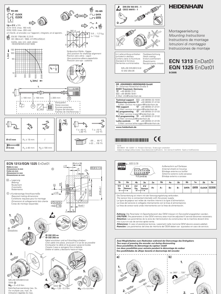 Manuel ECN 1313 Heidenhain | PDF | Informatique et technologies de l ...