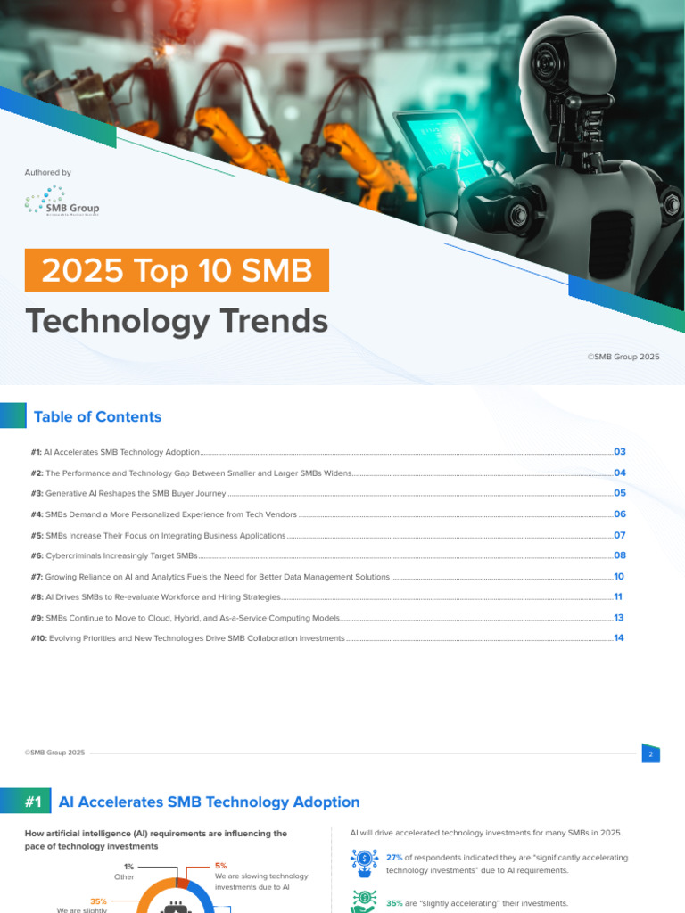 2025 SMB Technology Trends and Insights | PDF | Cloud Computing ...