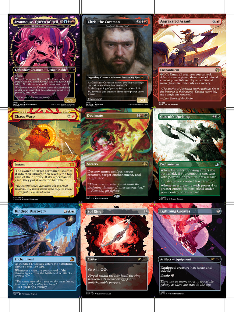 Cards Foil Test | PDF