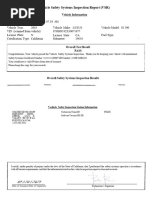 SC Uber Vehicle Inspection Form | PDF | Car | Tire