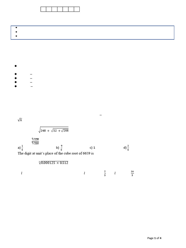Class 8 Math Assessment Paper 2024-25 | PDF | Elementary Geometry ...